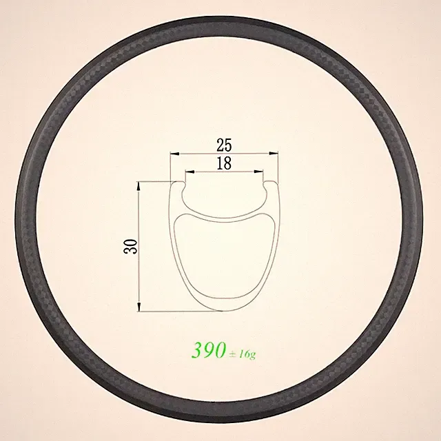 700c Clincher Road Bike Carbon Rim 18H 20H 21H 24H 28H 32H Race Bicycle Wheels