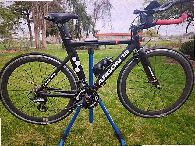 ARGON 18 E80 TIME TRIAL TT ROAD ULTEGRA TOKEN SHURIKEN ROTOR DEDA SELLE ITALIA