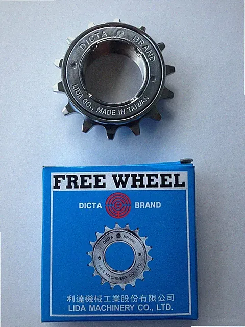 BICYCLE BIKE FREEWHEEL DICTA SINGLE SPEED 18T 1/2 x 1/8 CHROME MTB ROAD BMX