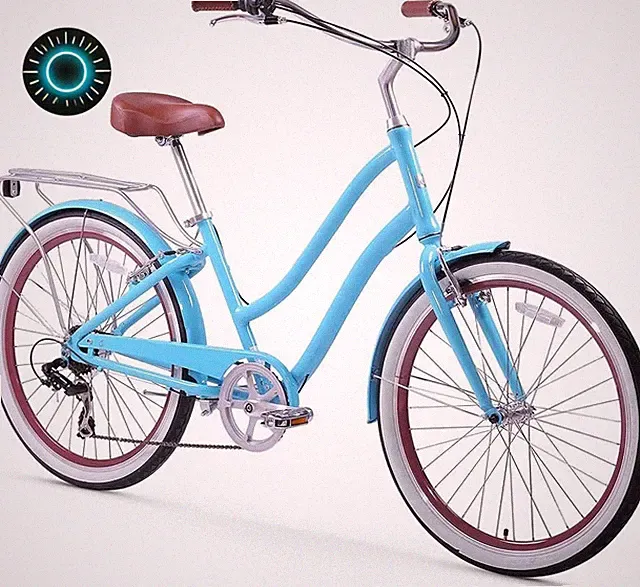 Evryjourney Women'S Beach Cruiser Bike Step-Through Touring Hybrid Bicycle NEW