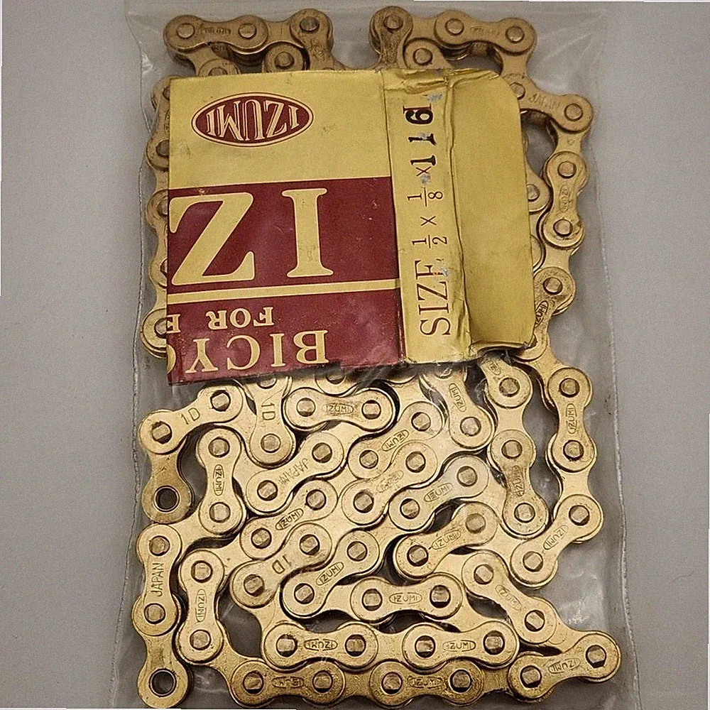 Izumi Gold 1/8" 116L Single-Speed BMX Track Fixed Gear Bike Chain OPEN PACKAGE