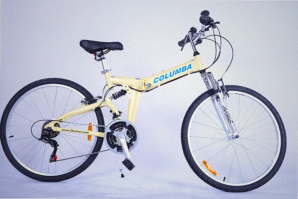 NEW COLUMBA 26" Alloy Folding Bike Shimano 18 speed Double Suspension RJ26A