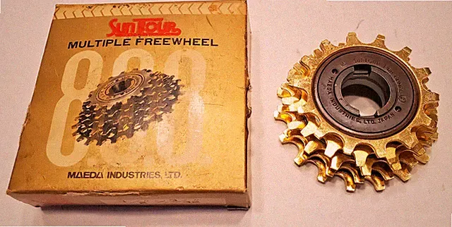 NOS Suntour Pro Compe 5 Spd Freewheel 14-18 Road Bicycle Trek Nishiki Fuji 1970s