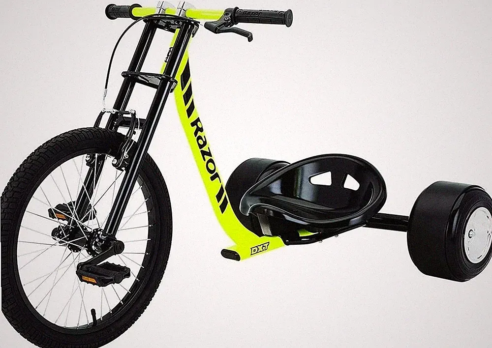 Razor DXT Drift Trike Yellow One Size