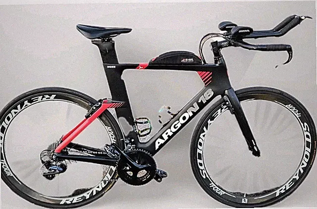 Triathlon Bike Large, Argon 18 E117 ,Zipp Disc Ultegra